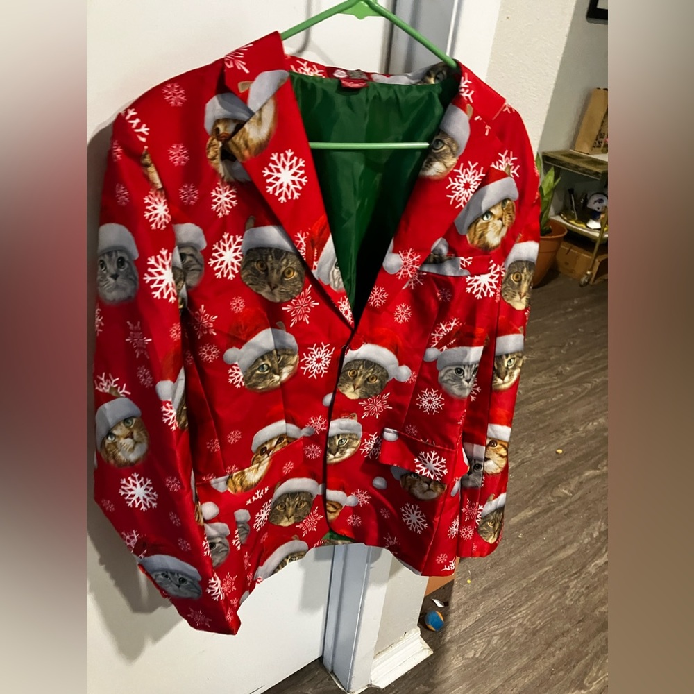 Cat Christmas jacket